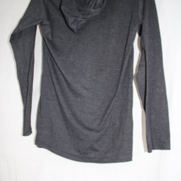 NASA Vintage Rocket Logo Long Sleeve Hooded Light Weight Shirt Size Small TeeLuv - Picture 5 of 6